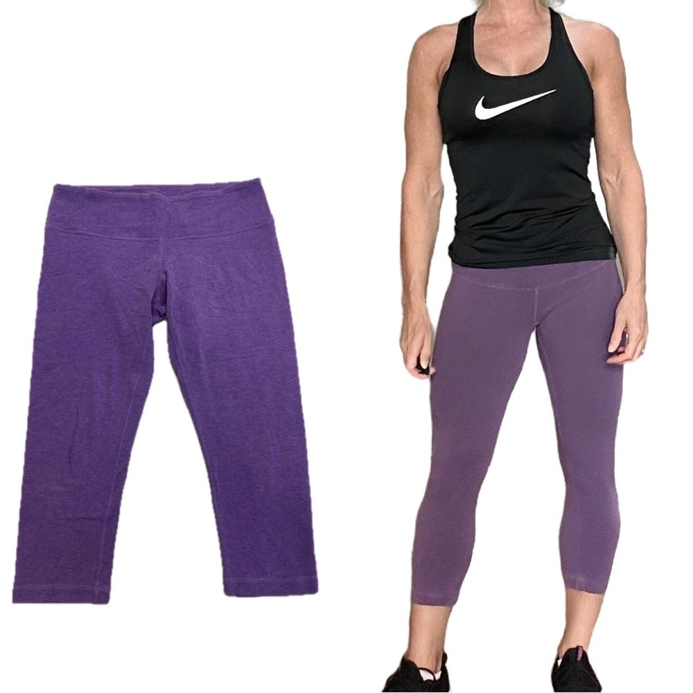 Lululemon purple Capri leggings 8